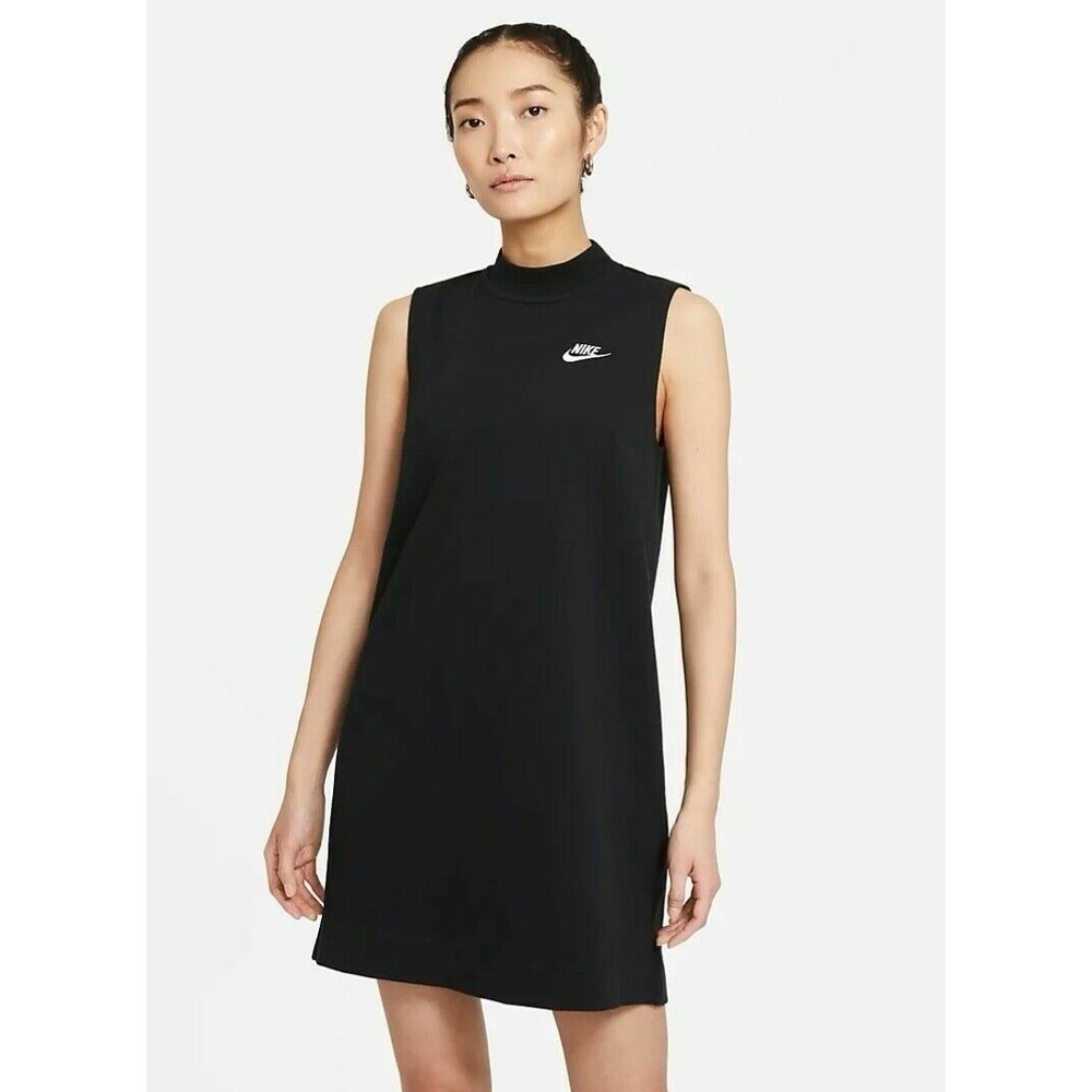 Nike Women’s Black Sleeveless Mock-Neck Dress